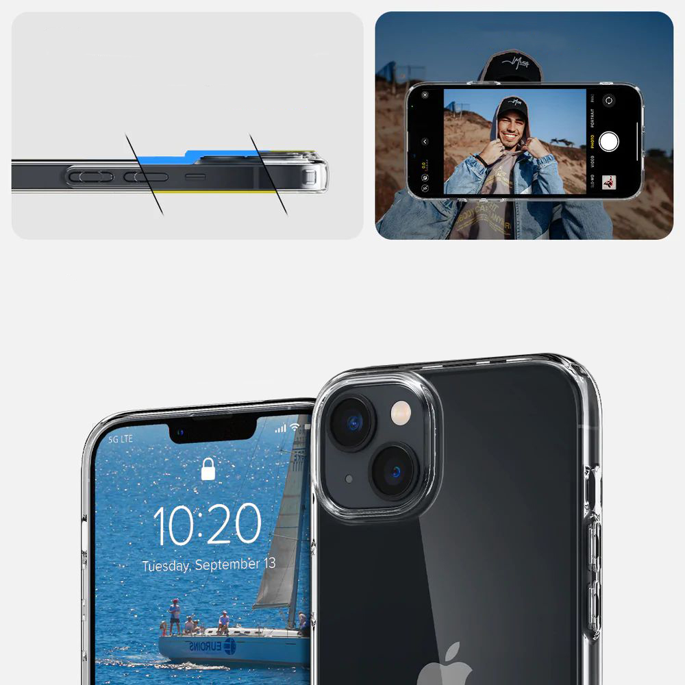 Elastyczne etui Spigen Liquid Crystal do iPhone 14 Plus